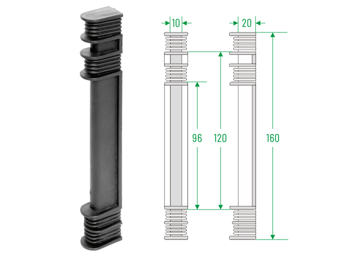 后叉多用保護桿 XH-B22 (160mm)